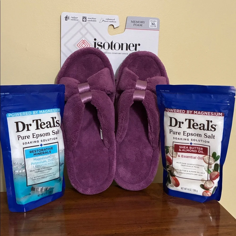 Isotoner & Dr. Teals - FOOT COMFORT BUNDLE - Picture 1 of 12